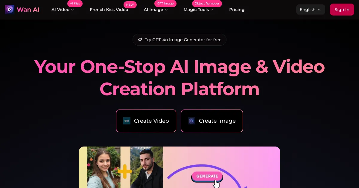 Wan AI Video Platform