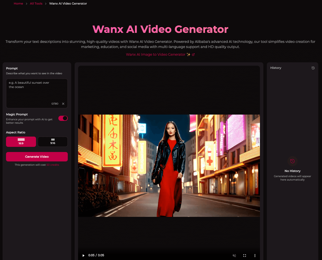 WanX AI Video
